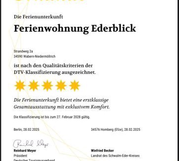 Wabern Appartement | Ferienwohnung Ederblick