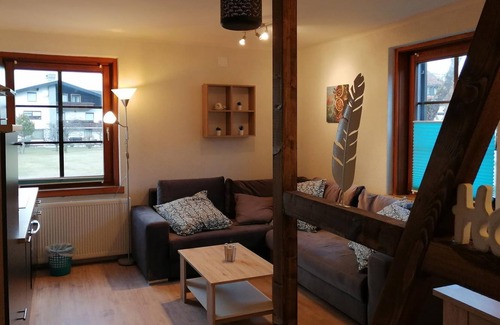 Oberaichwald Appartement | Ferienwohnung Erdgeschoss - Lodge am Parkweg