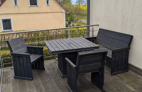 Neuenkirchen Appartement | Ferienwohnung Gartenblick auf Rügen, Ruhige Lage am Boddenhaustierfreundlich