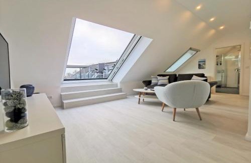 Gross Zicker Appartement | Ferienwohnung mit Dachterrasse und Meerblick - Haus Inselwind FeWo MEERwasser
