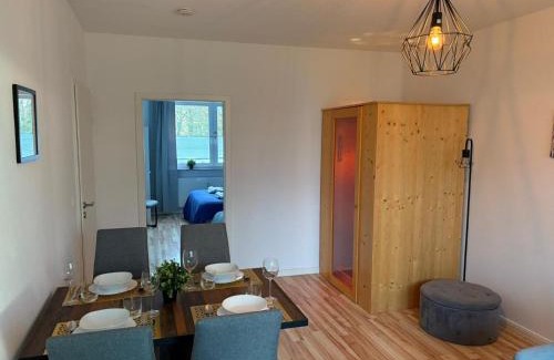 Sudstadt Appartement | Ferienwohnung NORDLICHT mit Balkon und Smart-TV
