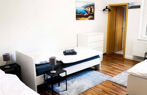 Neupetershain Nord Appartement | Ferienwohnung Np03, 61qm, 2 Schlafzimmer, Max. 5 Personen