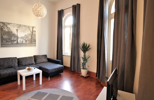 Center Appartement | Ferienwohnung Ob01, 80qm mit 3 Schlafzimmer und Balkon für Max. 7 Personen