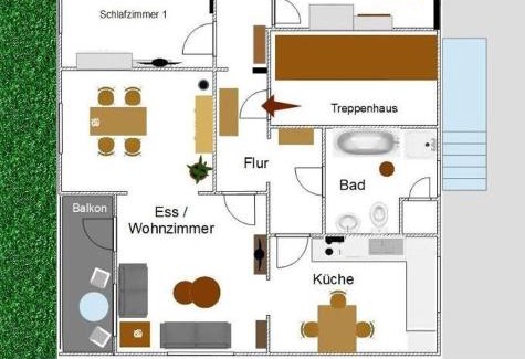 Momlingen Appartement | Ferienwohnung Odenwaldblick