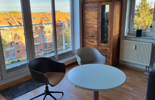 Andreasvorstadt Appartement | Ferienwohnung Panoramablick
