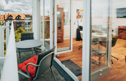 Andreasvorstadt Appartement | Ferienwohnung Panoramablick