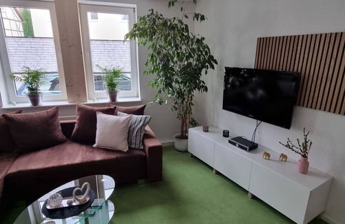 Diemelstadt Appartement | Ferienwohnung Simon Platz für bis zu 4 Personen. Haustierfreundlich!