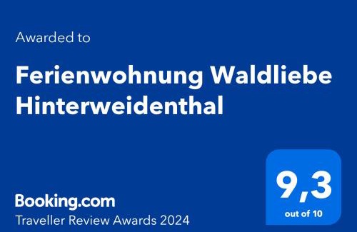 Hinterweidenthal Appartement | Ferienwohnung Waldliebe Hinterweidenthal