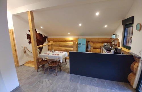 Muhldorf Appartement | Ferienwohnungen Blockhaus - Zwergenhäusl Grünau im Almtal