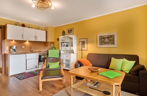 Silberberg Appartement | Foe 52qm pour 2 personnes. Jardin de bien-être avec des chaises longues.
