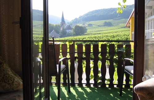 Schweigen-Rechtenbach Appartement | Fewo-balkon - Ferienwohnung Weingut Cuntz Sonnenhof