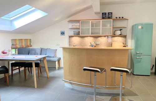 Rottau Appartement | Fewo Bergluft bis 6 Personen, 125qm, 2 Separate Schlafzimmer, Schlafsofa