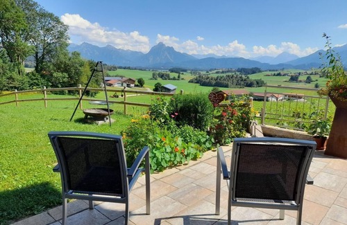 Hopferau Appartement | Fewo Hopfensee F**** - Panoramic view Heimen