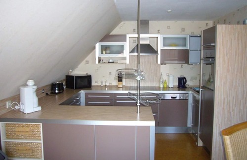Neuharlingersiel Appartement | FEWO2 pour les familles, également avec un chien, vue sur la digue et à quelques pas de la plage
