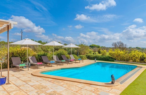 Ses Salines Villa | Finca "Can Xesquet Morell" avec Wi-Fi, climatisation, terrasse et piscine