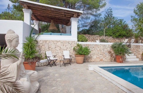 Santa Eulalia del Rio Villa | finca el retiro Ibiza, villa de luxe dans un environnement rustique pour 8 personnes