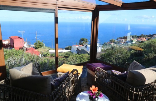El Tanque Maison | Finca La Hoya 1 - Tradition meets modernity - sea view, whirlpool & conservatory
