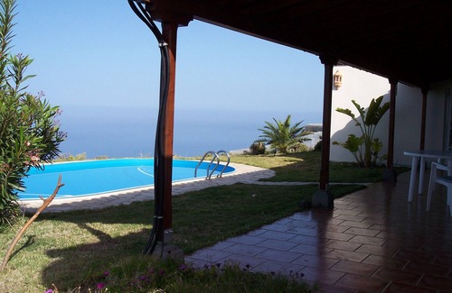 Tijarafe Maison | Finca avec piscine et vue imprenable sur la mer, directement sur la mer à 220 mètres d'altitude