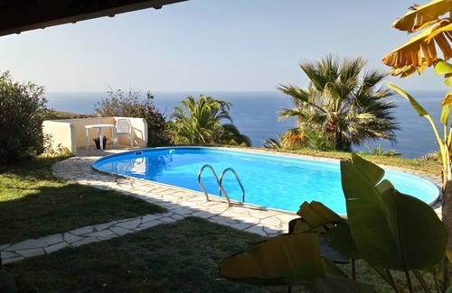 Tijarafe Maison | Finca avec piscine et vue imprenable sur la mer, directement sur la mer à 220 mètres d'altitude