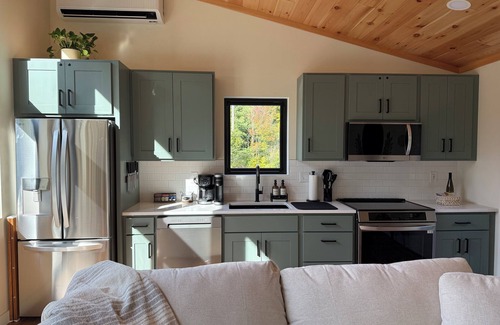 Alpine Cabine | Finger Lakes Luxury Couples Retreat with Sauna, Hot tub and Cold Plunge