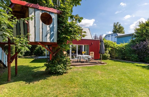 Nienhagen Cabine | Finnhütte mit Kamin und Meerblick - Balkon - Finnhütte mit Kamin & Meerblick - Balkon (5 Pers.+ 1