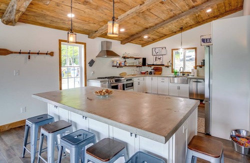 Averill Park Maison | Fire Pit + Views: Crooked Lake Group Getaway!
