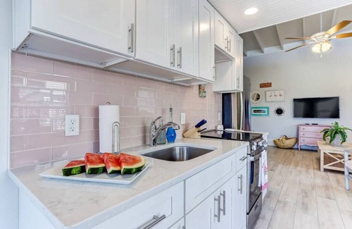 Fernandina Beach Appartement | Flamingo Loft | Charming Oceanfront Loft | Multiple Decks | Private Beach Access
