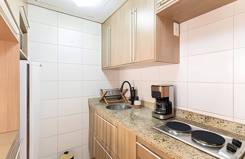 Boqueirao Appartement | Flat com piscina vista-mar em Santos