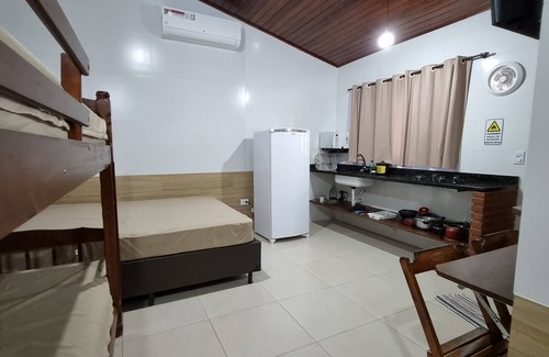 Barra do Una Maison | Flat n3 com Cozinha e Banheiro na Barra do Una em São Sebastião