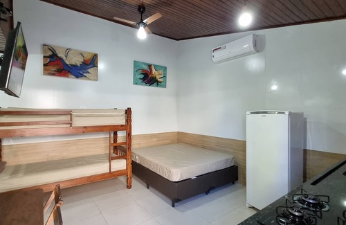Barra do Una Maison | Flat n3 com Cozinha e Banheiro na Barra do Una em São Sebastião