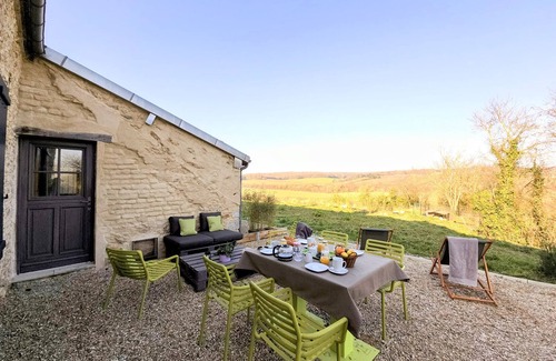 Saudoy Maison | Fleur de Champagne - Gîte Garden **** avec Sauna