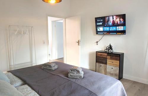 Magdeburg Appartement | Flexibilität pur- perfektes Apartment für Familien und Geschäftsreisende 5 Schlafplätze, Amazon Prime & Parkplatz inklusive
