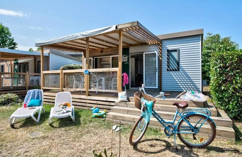 Saumur Maison | Lodge Premium VIP 45m² (2 chambres) dont terrasse de 11m² + TV + Draps + Serviettes 5 personnes