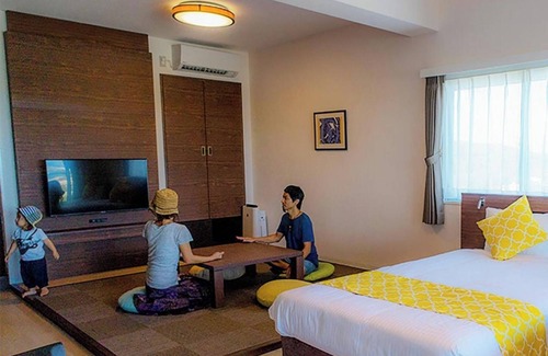 Nakadomari Maison | For 3 people Partial Ocean View Twin vs | Roo / Kunigami-gun Okinawa
