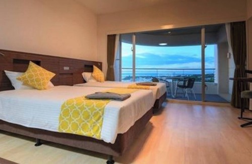 Nakadomari Maison | For 3 people Partial Ocean View Twin vs | Roo / Kunigami-gun Okinawa