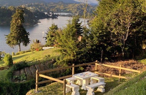 Guatape Appartement | FOR TWO PEOPLE LAKE VIEW JACUZZI INSIDE AND OUTSIDE