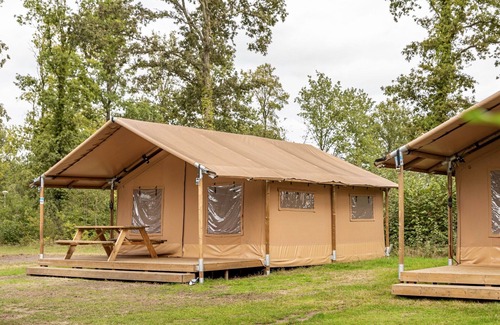 Borger Maison | Belle tente safari avec cuisine, près de Hunebedcentrum