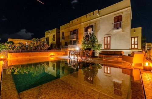 Ggantija Villa | Fortress Villa w/3 Pools, Hot tub & Lagoon views