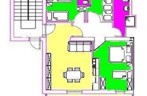 Tortoreto Lido Appartement | Appartement de quatre pièces "B2" avec vue mer à 30mt. de la plage