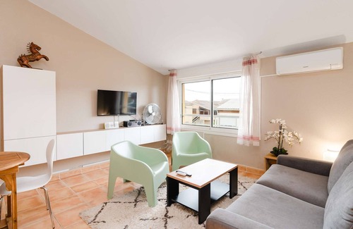 Gruissan Plage Appartement | FR21 Spacieux T2 Mezzanine climatisé Plage des Chalets