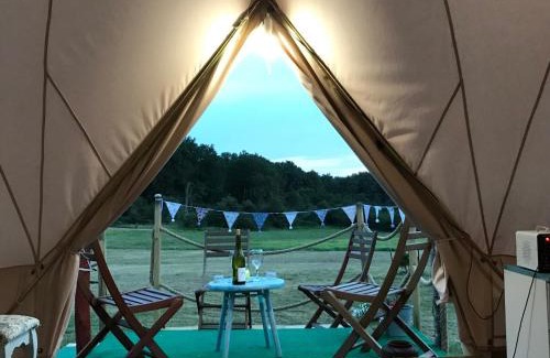Le Vieux-Cerier Autre | French Fields Luxury Glamping Twin Emperor Tent