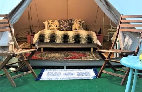 Le Vieux-Cerier Autre | French Fields Luxury Glamping Twin Emperor Tent
