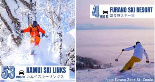 Furano Appartement | Furano Zone Ski Condo 202喫煙可103禁煙