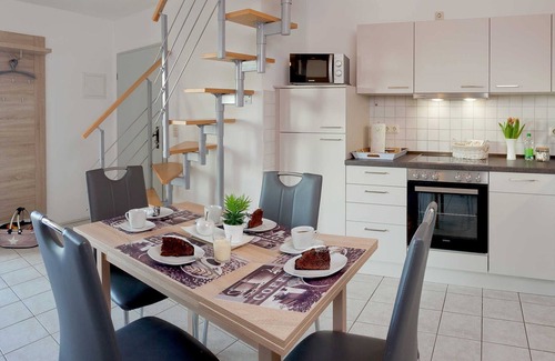 Trassenheide Appartement | *** FW 6 à l'étage avec un grand balcon - *** Ferienwohnungen Wiesenblick