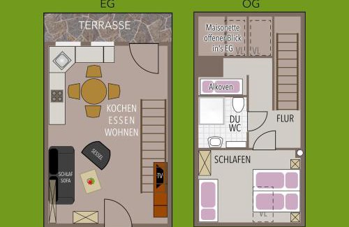 Dickel Appartement | Gästehaus Peerhus Dönsel - jung lüüd