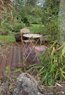 Langensoultzbach Appartement | gîte au jardin romantique pour 2 personnes