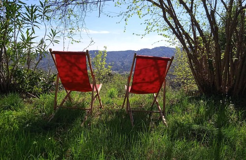 Saint-Jean-du-Gard Appartement | Gîte Dans mas Cévenol Avec Belle vue sur la Vallée et les Montagnes