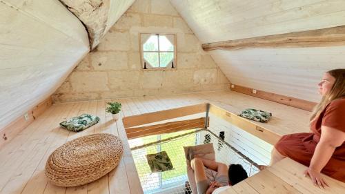 Les Roches-l'Eveque Maison | Gîte familial Détente entre Loir et coteau, spa-sauna, acc pmr