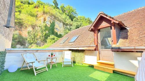 Les Roches-l'Eveque Maison | Gîte familial Détente entre Loir et coteau, spa-sauna, acc pmr