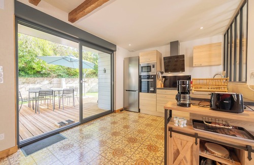 Vaux-Montreuil Maison | Gîte la Longère - 3 chambres - 2 salles de bain - salle SPA - Clévacances 3*